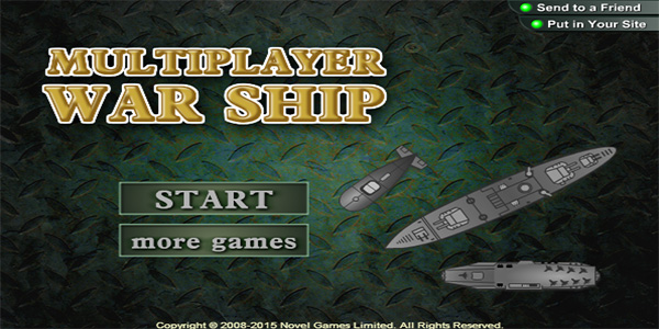 بازی آنلاین دو نفره جنگ دریایی